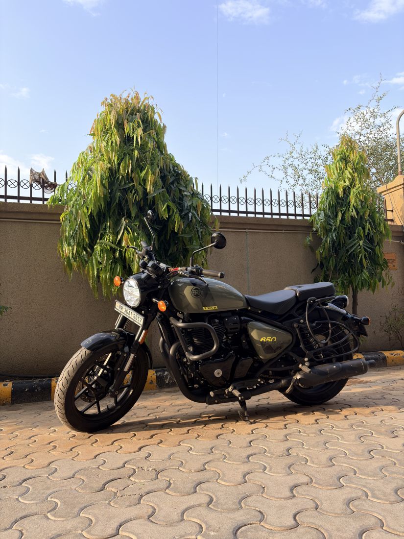 Ashish's motorcycle